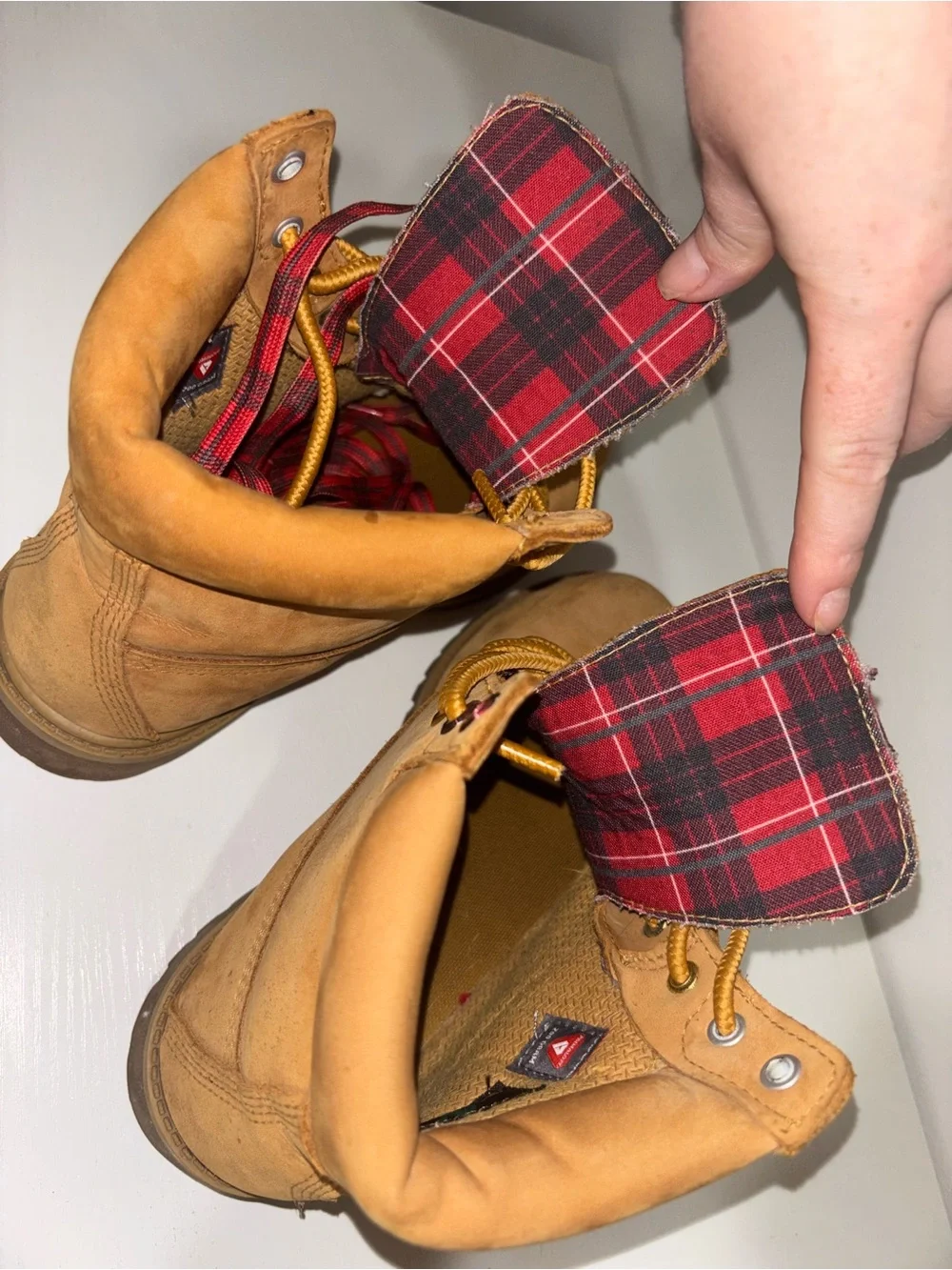 Timberland Kids Wheat Tan Lace-Up Boots